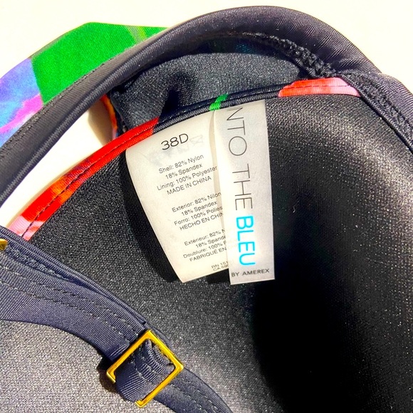 INTO THE BLEU AMEREX | Bikini Top 38 D Underwire. Like New. - Picture 3 of 10